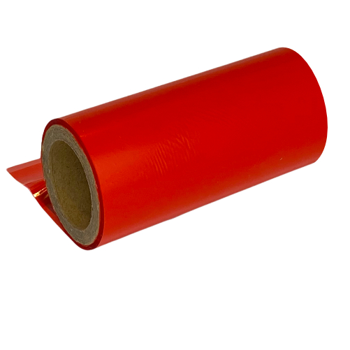 2 tasmy termotransferowe kolorowe czerwone 85 mm 300mb 1cal OUT