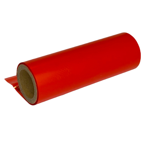 4 tasmy termotransferowe kolorowe czerwone 110mm 74mb 05cal OUT